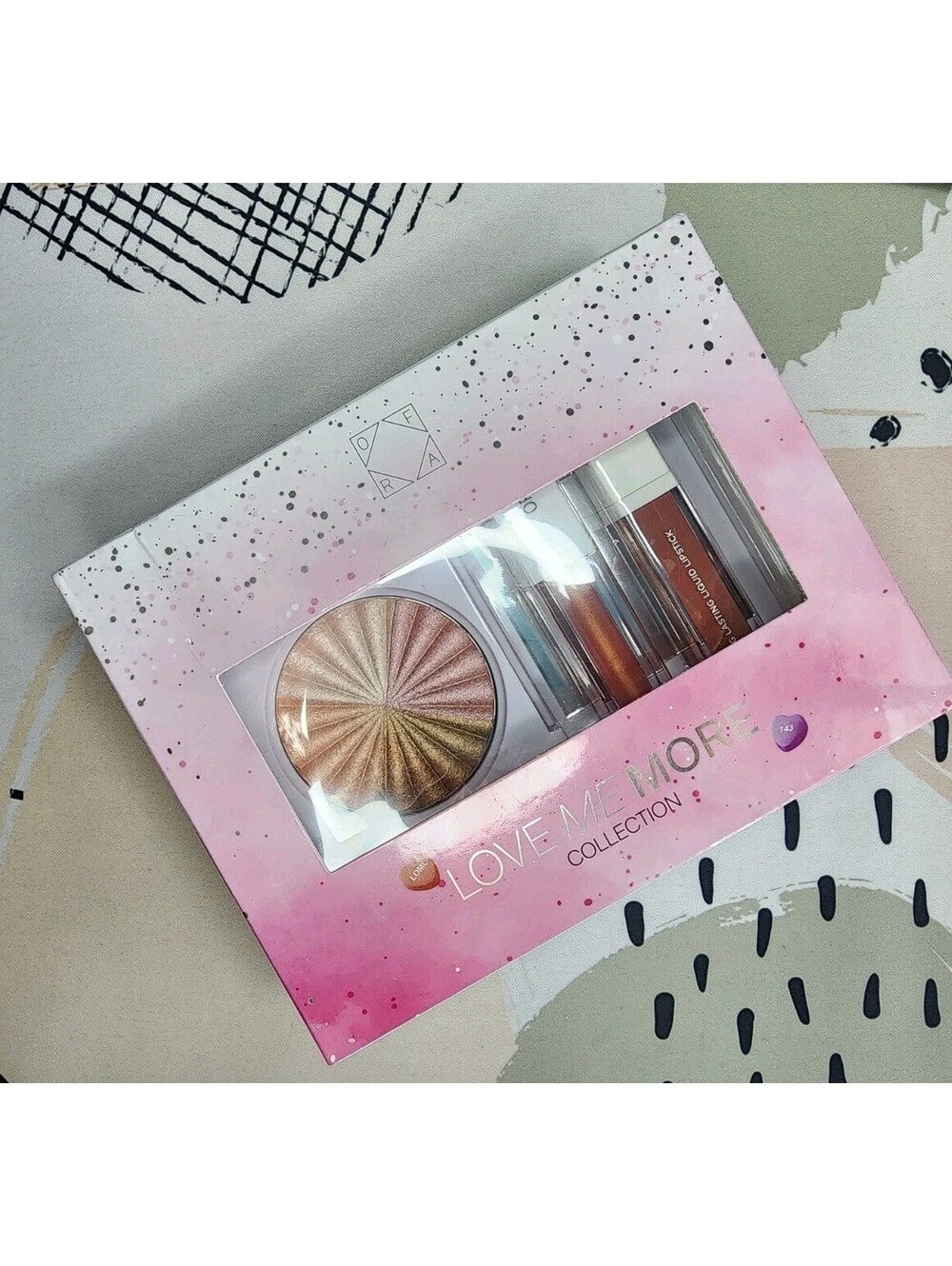 OFRA Love Me More Collection Highlighter & Lipstick Set